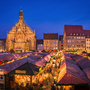 Christkindlesmarkt in Nürnberg, Deutschland