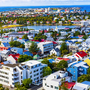 bunte Häuser in Reykjavik
