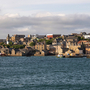 Die alte Uferpromenade von Lerwick, der Hauptstadt der Shetlandinseln
